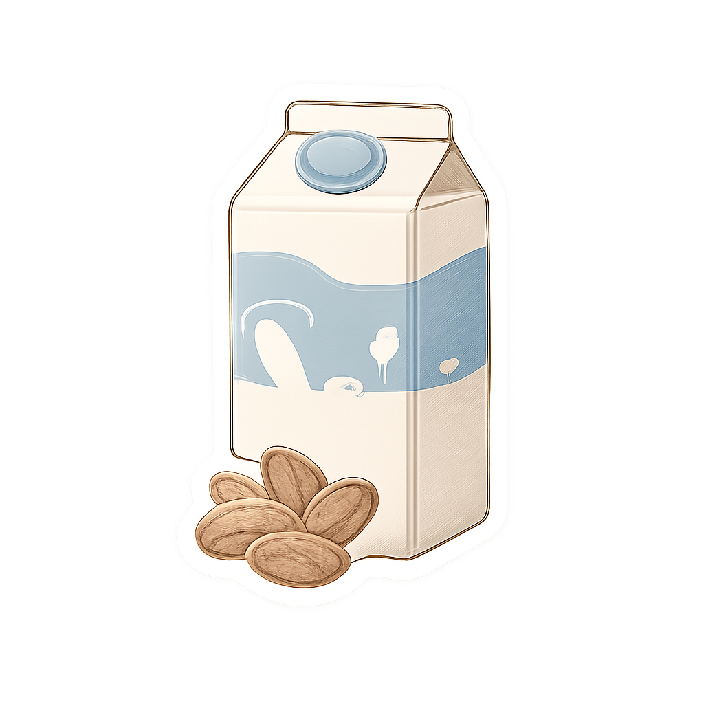Almond milk, unsweetened