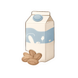 Almond milk, unsweetened